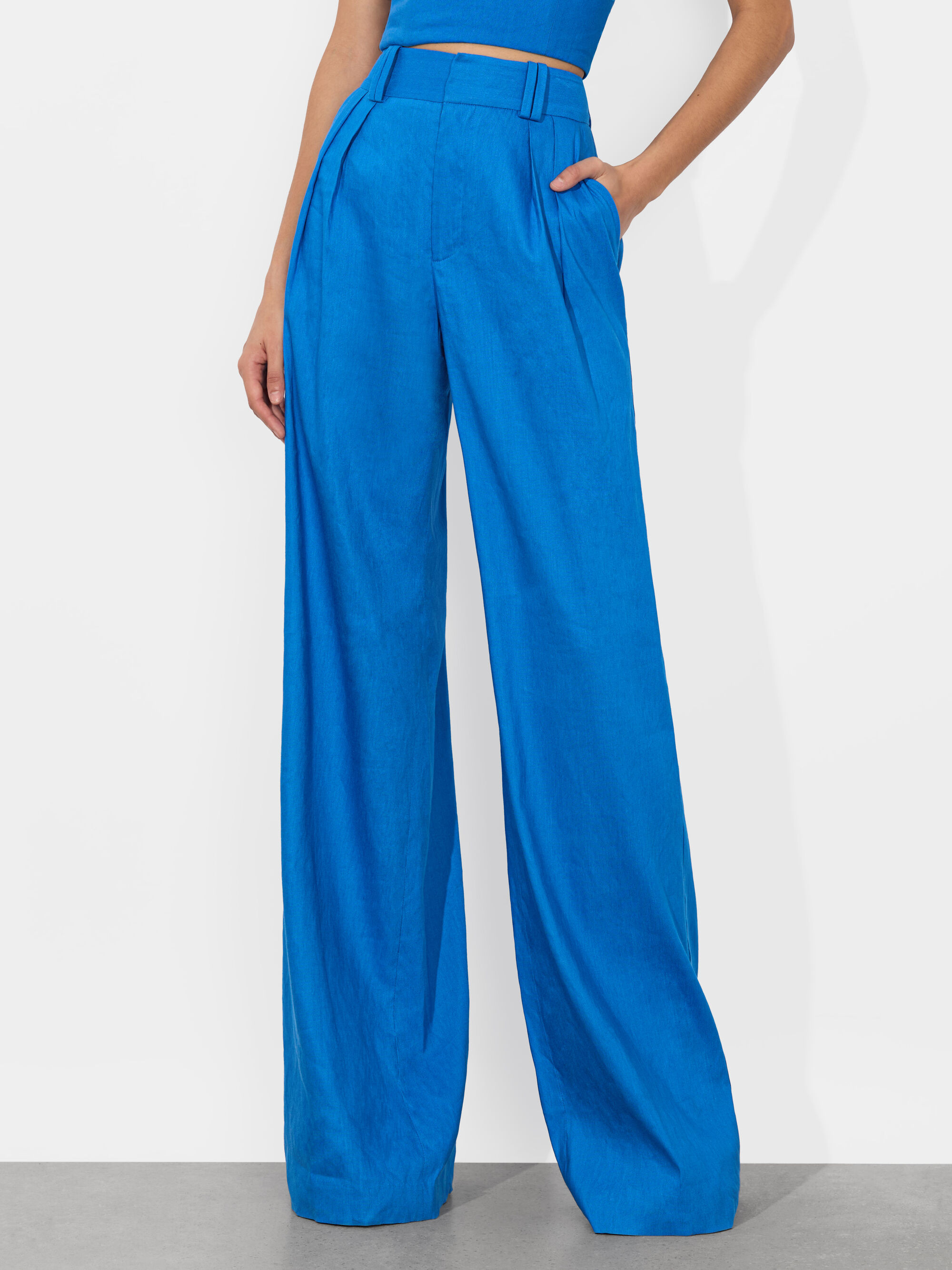 ERIC LINEN PANT | Alice + Olivia