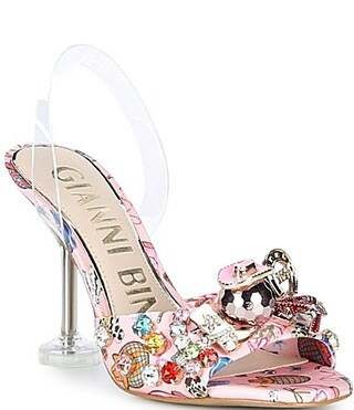 Gianni Bini Maddie Printed Rodeo Ornaments Martini Heel Dress Sandals - 11 | Dillard's