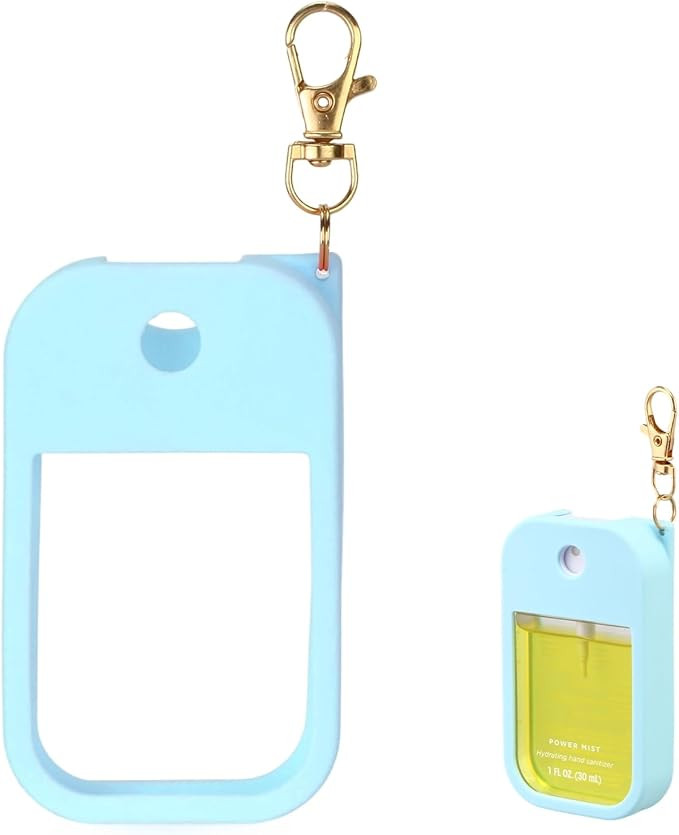 Hand Sanitizer Spray Case Compatible with Touchland Power Mist 1 oz – Silicone Case with Keycha... | Amazon (US)