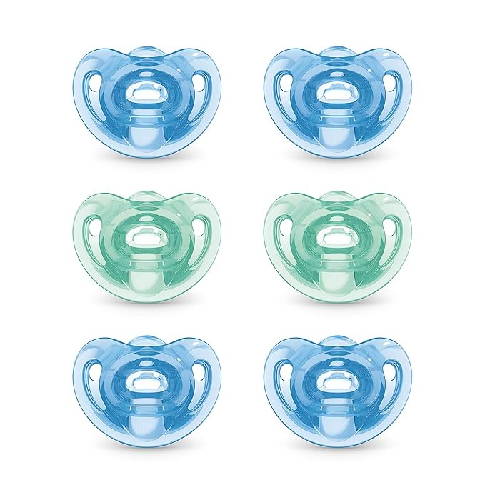 NUK Sensitive Orthodontic Pacifiers, 0-6 Months, 6 Pack | Amazon (US)