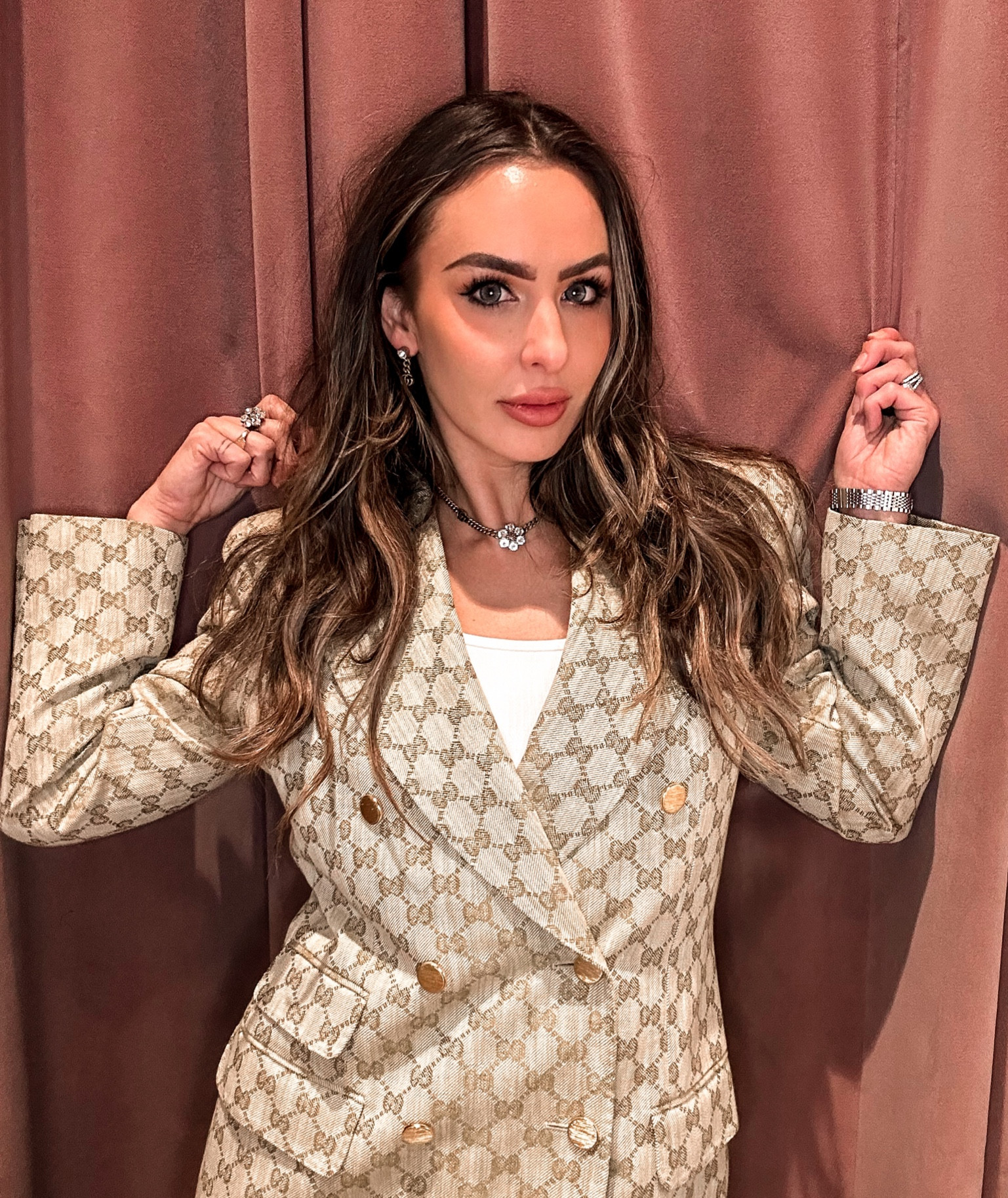 Elevate your feminine power and BOSS BABE vibes with this Gucci blazer and statement accessories! Boardroom power moves to after hour cocktails, command attention with confidence and style. #gucci #bossstyle #elevatedstyle

#LTKSeasonal #LTKstyletip #LTKworkwear