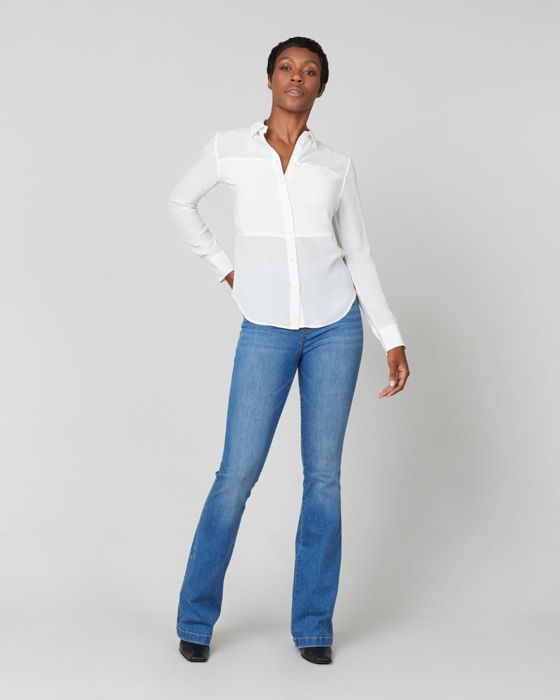 Low Maintenance Silk Button Down | Spanx