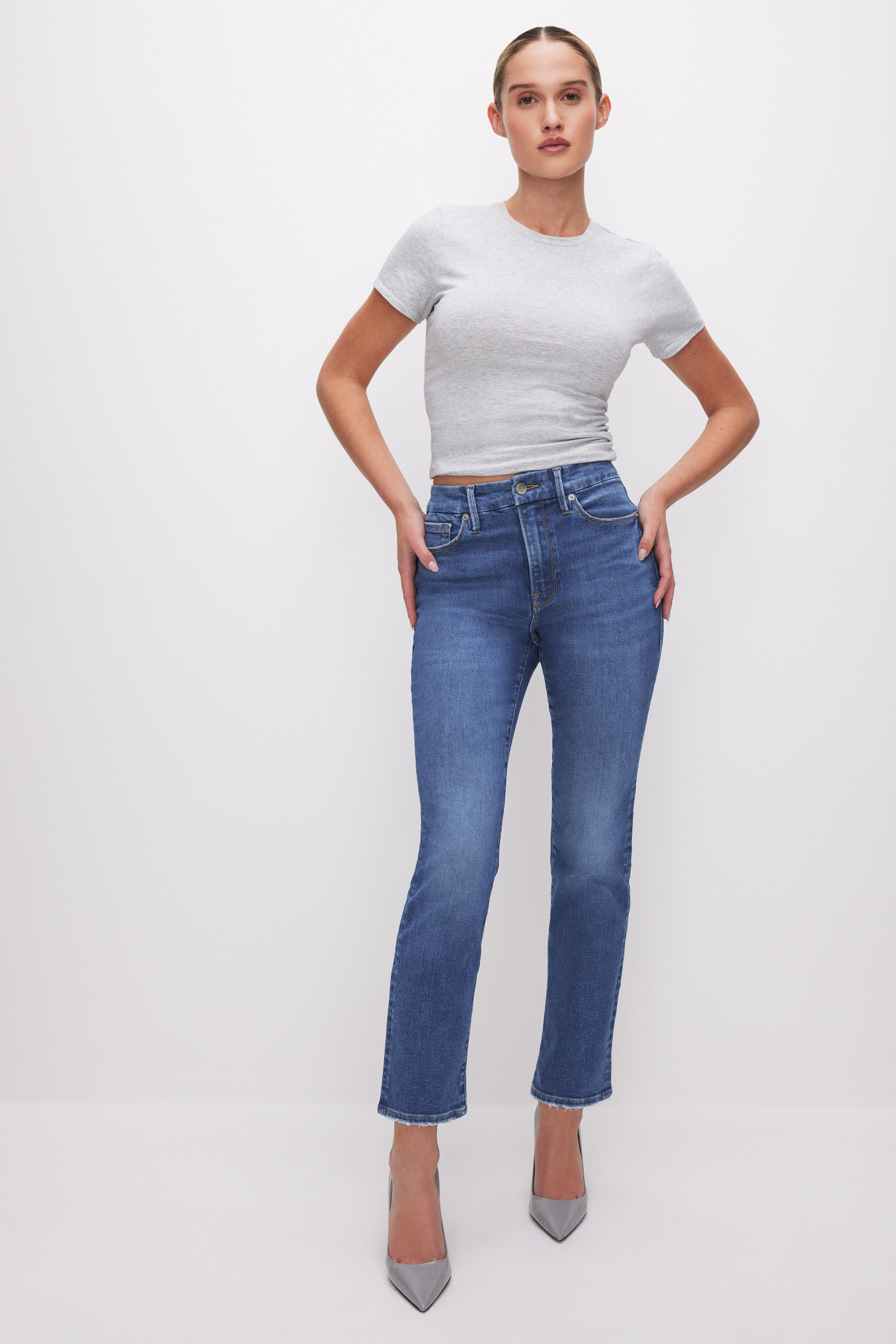 ALWAYS FITS GOOD LEGS STRAIGHT JEANS | Good American