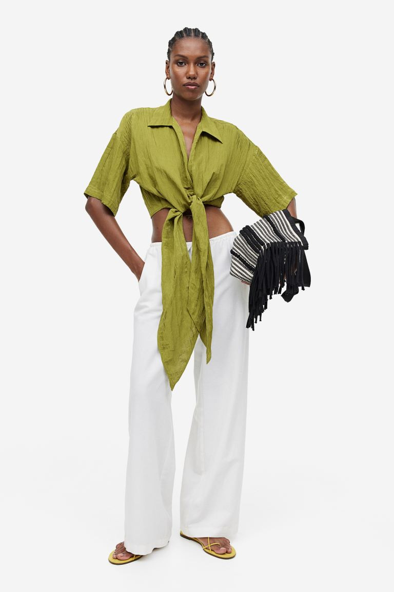 Linen-blend Pants | H&M (US + CA)