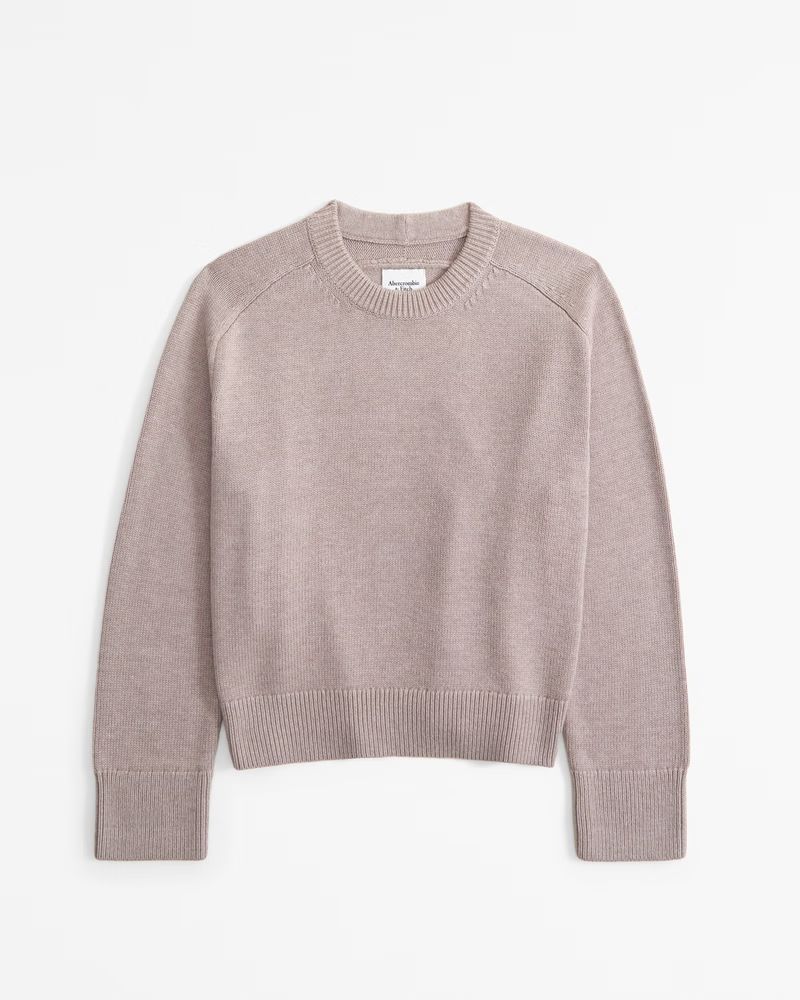 Women's The A&F Madeline Crew Sweater | Women's Tops | Abercrombie.com | Abercrombie & Fitch (US)