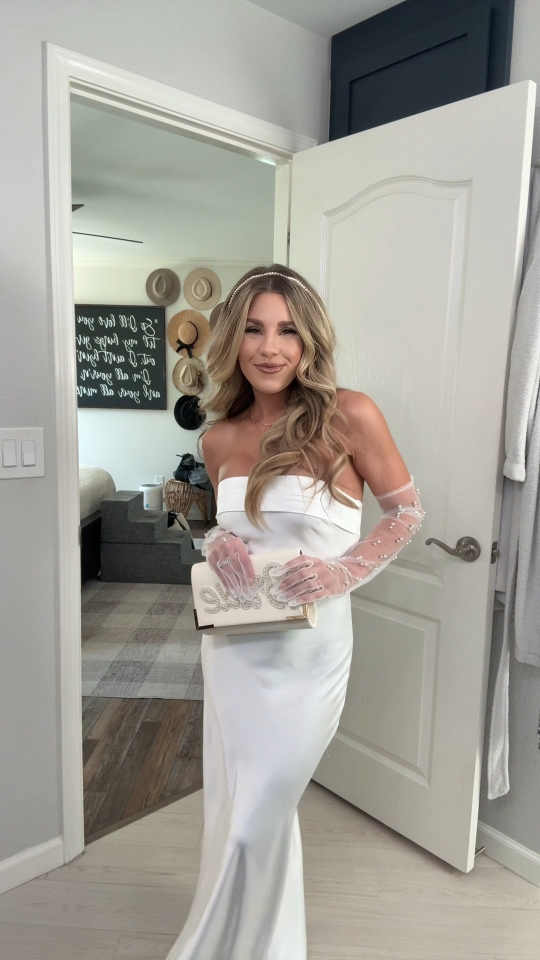 My bridal shower outfit was such a vibe! My theme was pearls and prosecco and it and went perfect! The stain backless strapless dress was the perfect choice! 

#LTKStyleTip #LTKFindsUnder100 #LTKWedding