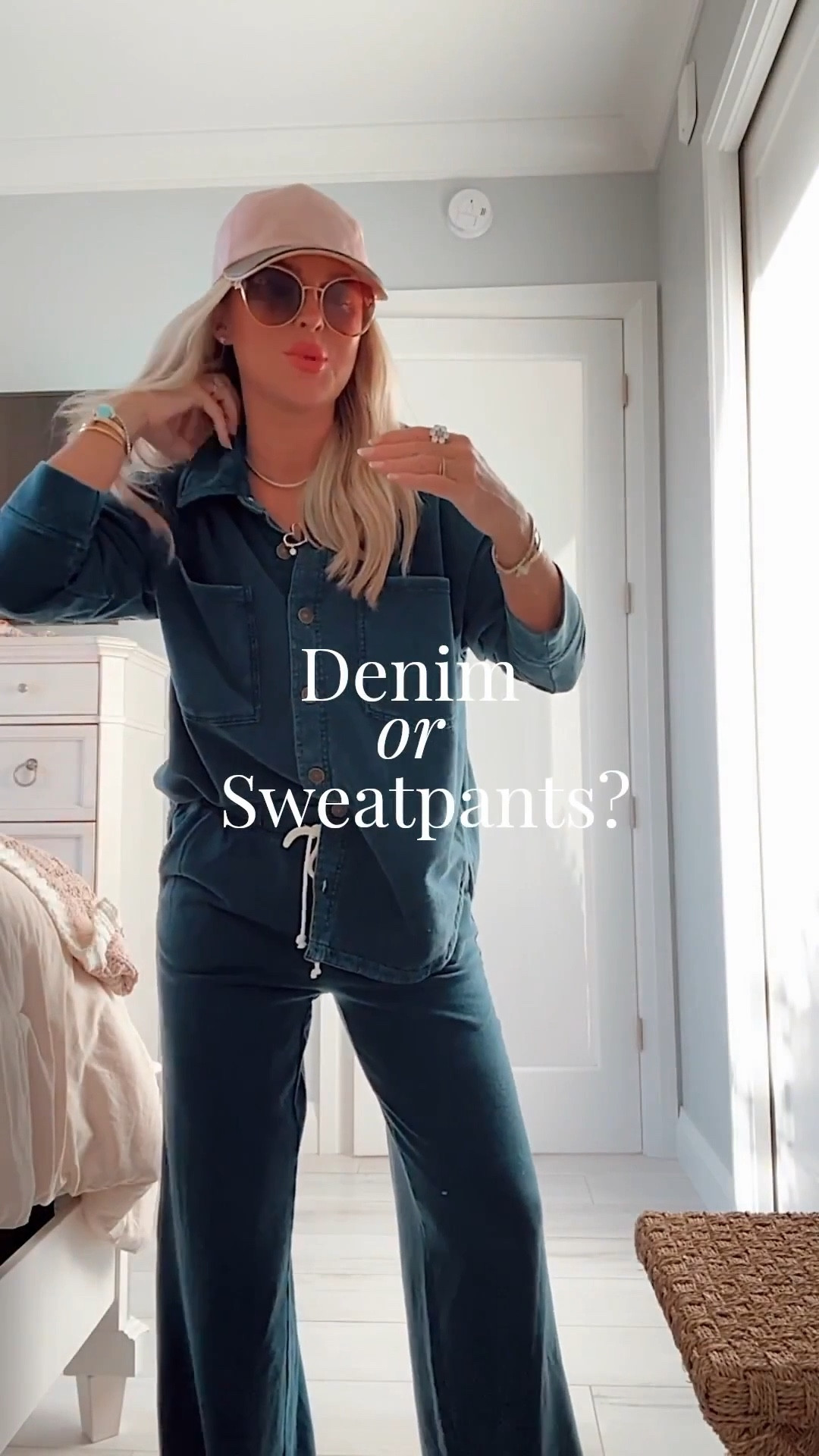 Denim or sweatpants? Its KNIT! 😍🔥 

Matching set. Active wear. Travel style. Winter outfit.

#LTKgrwm #LTKootd #LTKSeasonal