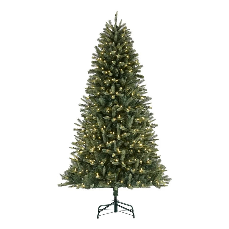 Holiday Time 7.5-Foot Pre-Lit Winslow Sure-Lit Fir Tree - Walmart.com | Walmart (US)