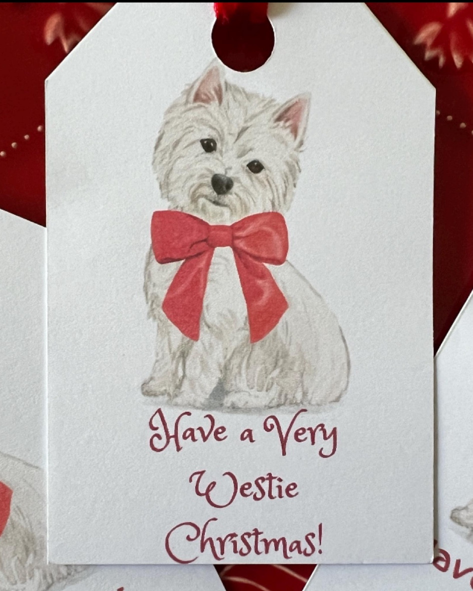 Everybody should have a Westie Christmas! Love these gift tags, tie to any kind of package or gift. 

#LTKGiftGuide #LTKSeasonal #LTKHoliday