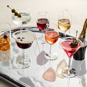 Cocktail Glass Ornaments | West Elm (US)