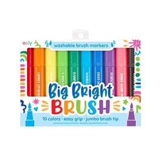 OOLY Big Bright Brush Easy Grip Jumbo Brush Tip Markers, 10ct. | Michaels Stores