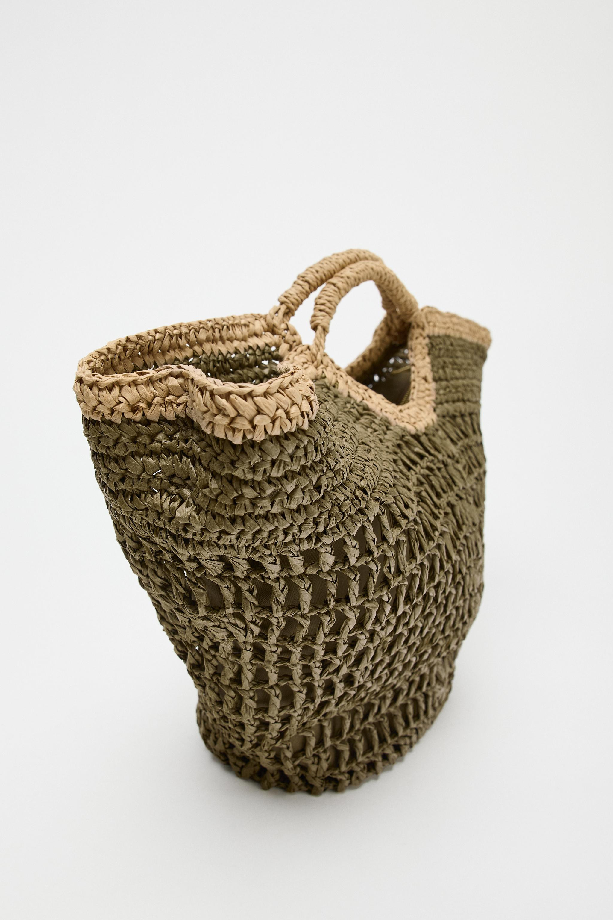 WOVEN BASKET BAG | Zara US