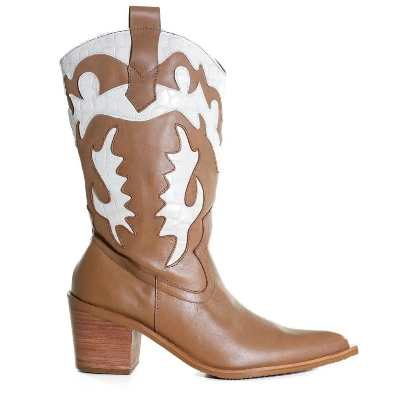 Bota Feminina Country Zariff 490 Light Tan/Off White Incolor | Dafiti (BR)