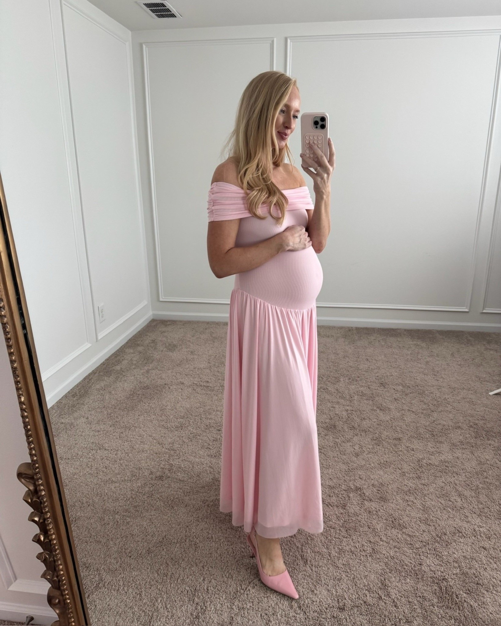 Gorgeous bump friendly wedding guest or baby shower dress! Summer dresses // event dresses // wedding guest dresses // shower dresses 

#LTKSeasonal #LTKBump #LTKWedding