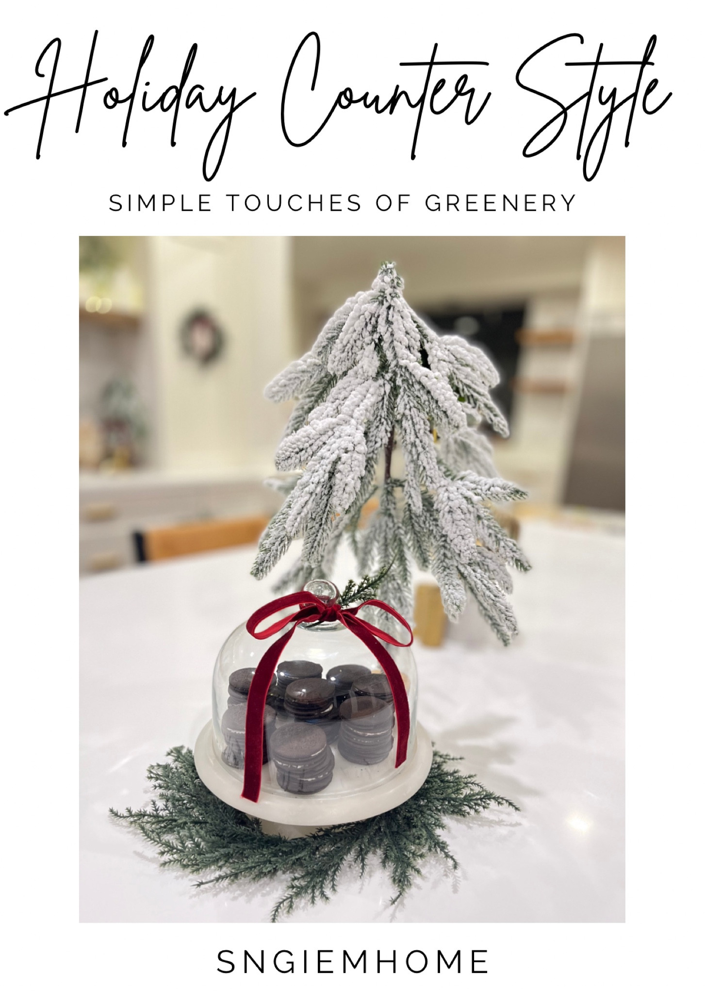 Add some festive touches to your dessert displays by using dessert stands,  velvet trimmings, mini trees &  green wreaths on your kitchen counter.

#LTKHoliday #LTKstyletip #LTKsalealert