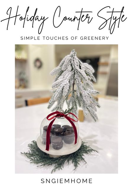 Add some festive touches to your dessert displays by using dessert stands,  velvet trimmings, mini trees &  green wreaths on your kitchen counter.

#LTKHoliday #LTKstyletip #LTKsalealert