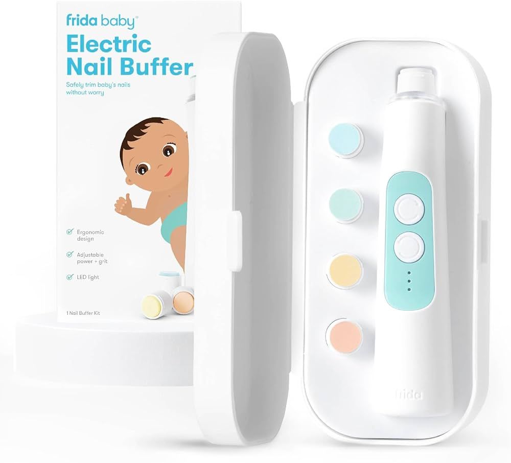 Frida Baby Electric Nail Buffer | Safe + Easy Baby Nail File, Baby Nail Clippers + Nail Trimmer K... | Amazon (US)