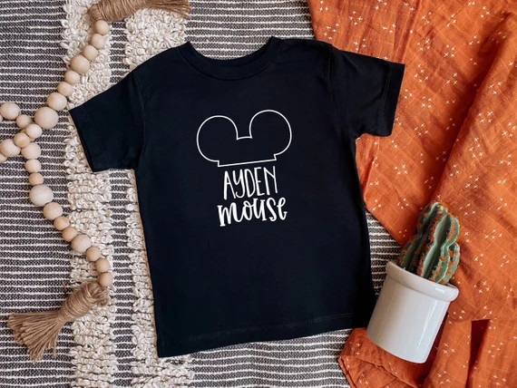 Custom Name Mickey Mouse Shirt / Custom Name Tee / Baby Mickey | Etsy | Etsy (US)