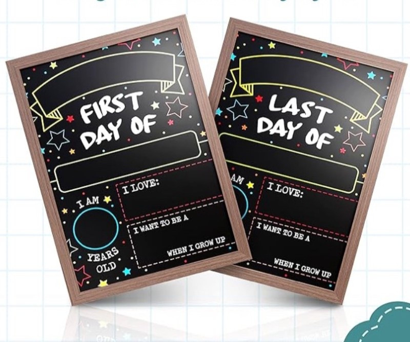 #kids #school #calendar #schoolsign #chalkboard #schooldaycalendar 