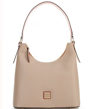 Textured Pebble Grain Leather Hobo Bag | Dillard's