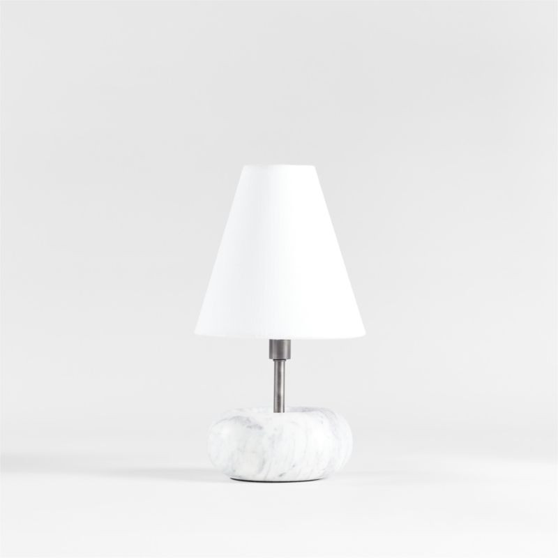 Josep Mini Marble Table Lamp + Reviews | Crate & Barrel | Crate & Barrel