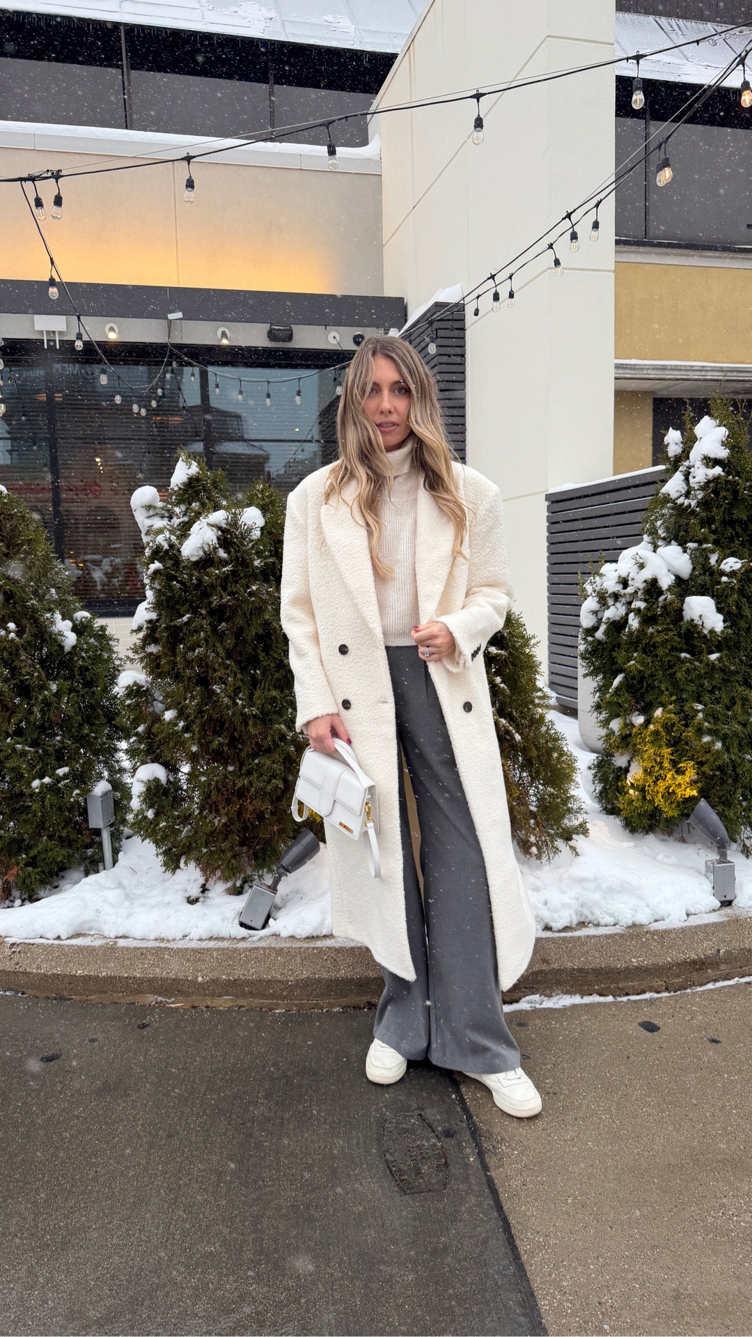 Postpartum winter fashion, coat outfit, winter casual style, sweater weather, trouser outfit 

#LTKgrwm #LTKmomlife #LTKSeasonal