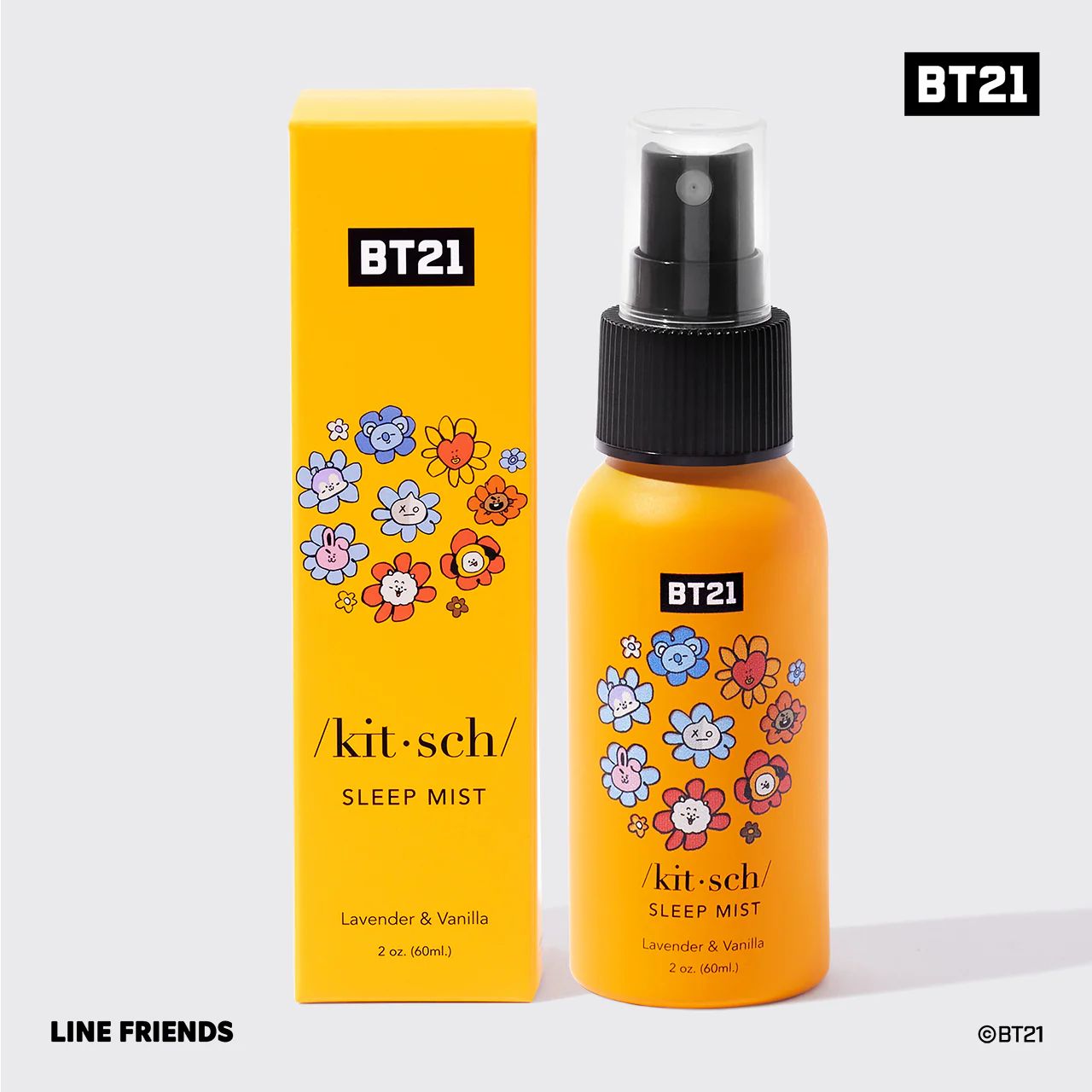 BT21 meets Kitsch Sleep Mist - Lavender & Vanilla | Kitsch