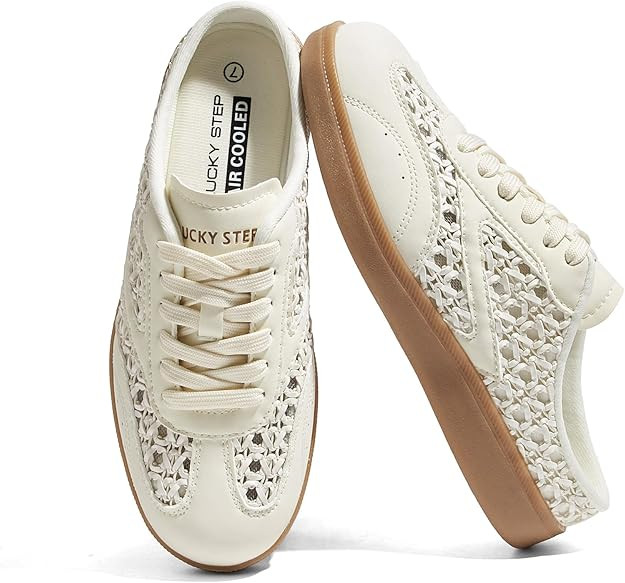 LUCKY STEP Women’s Mule Fashion Sneakers Slip On Backless Walking Shoes Winter Retro Comfy Casu... | Amazon (US)
