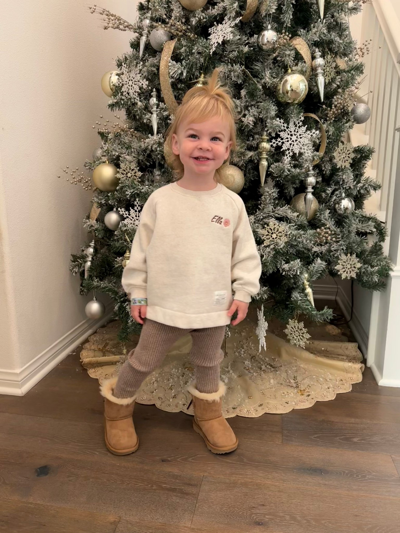 Today’s outfit for mamas mini 💗 We’ve finally been able to pull out some of our new fall purchases 😍 size 2T 

Zara, Ugg, toddler girl fall outfit, toddler girl casual outfit, kids personalized sweatshirt, uggs for toddlers, kids fall boots

#LTKKids #LTKootd #LTKFindsUnder50