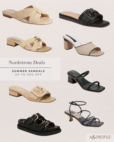 Nordstrom summer sandals on sale for up to 40% off! So many good neutrals🤎

#LTKSaleAlert