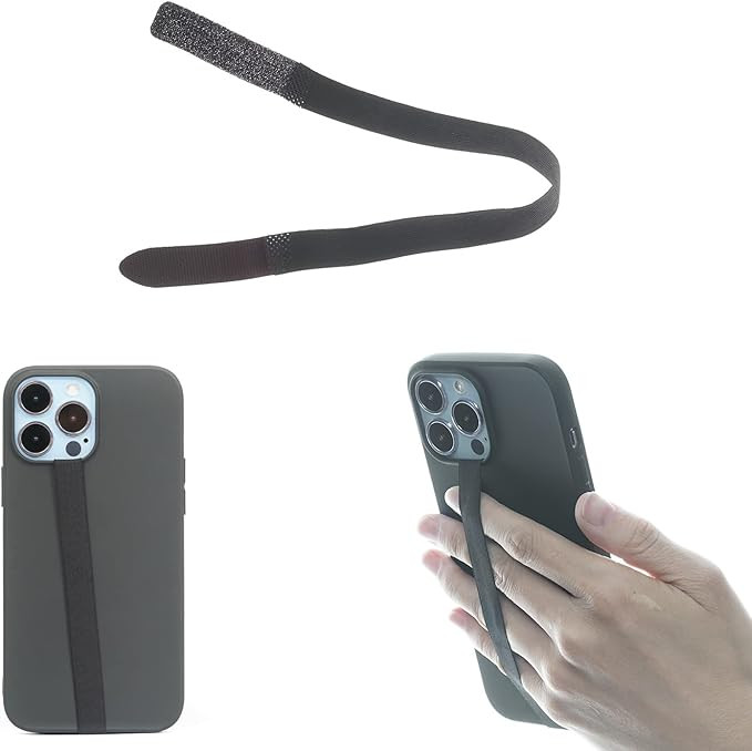 TFY Elastic Phone Strap, Universal Slim Hand Finger Grip, Non-slip Cell Phone Holder, fit Most Sm... | Amazon (US)