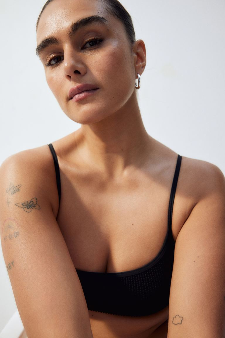 Padded Bikini Top - Black - Ladies | H&M US | H&M (US + CA)