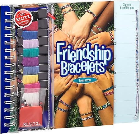 Klutz Friendship Bracelets Craft Kit Multicolored, 10.5" Length x 0.69" Width x 9" Height | Amazon (US)