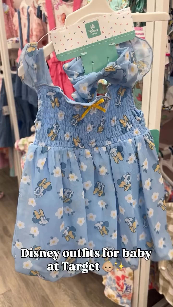 whether you’re expecting a new Disney baby or just joined the Disney mama club, you need to run to @target for these sweet Disney finds 🥹✨ 

the little dress?! The matching hats?! I can’t even with the cuteness! 👶🏼🩷🩵

#disneymom #target #targetfinds #disneybaby

#LTKBaby