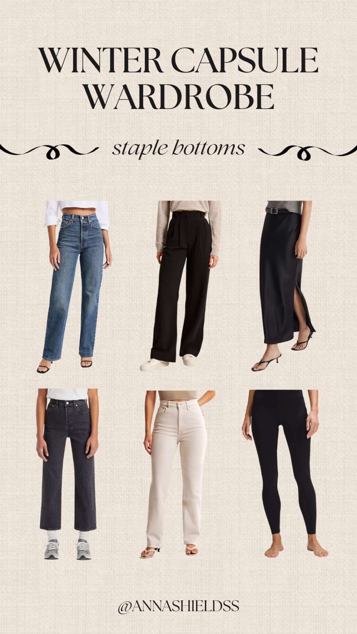 Winter Capsule Wardrobe Episode 2: My capsule wardrobe’s bottoms! Fall outfit | jeans | holiday outfit | Abercrombie | madewell | Levi’s | Amazon

#LTKGiftGuide #LTKstyletip #LTKSeasonal