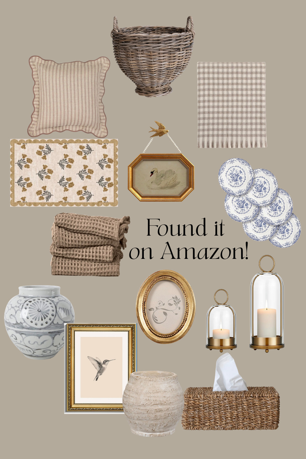  
New home decor finds from Amazon!  Amazon spring decor, Amazon home, neutral spring decor, home inspiration 
 