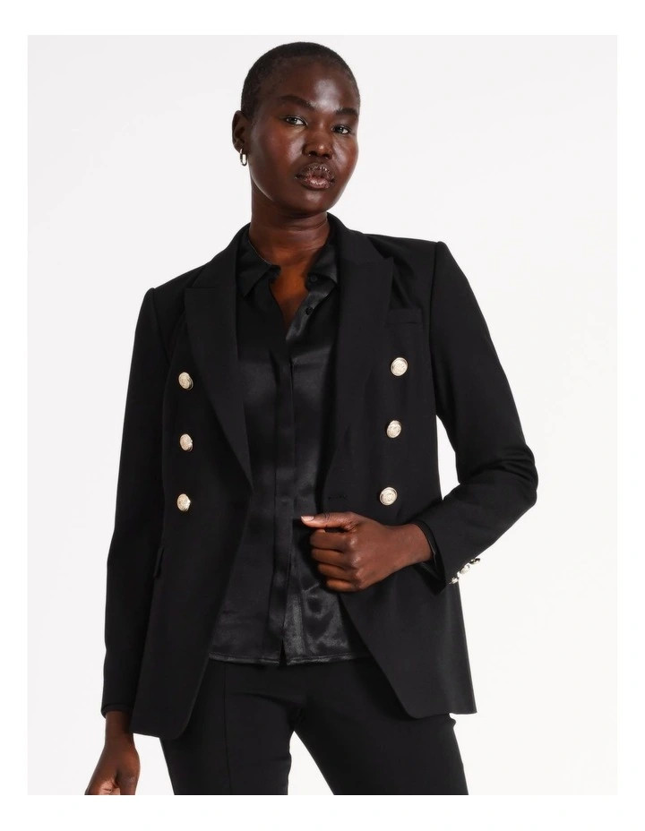 Military Blazer in Black | Myer