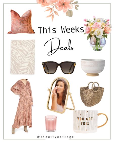 Sharing this week’s favorites! As you can see the favorite color is Happy Pink!
Womens dress, weekly finds, faux florals,weekly favorites, best throw, too sunglasses, beach and daytime tote

#LTKsalealert #LTKxSephora #LTKhome