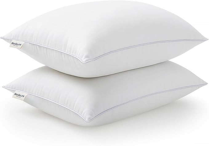 Bedsure Pillows Standard Size Set of 2, Prewashed Ultra-Soft Bed Pillows, Hotel Luxury Down Alter... | Amazon (US)
