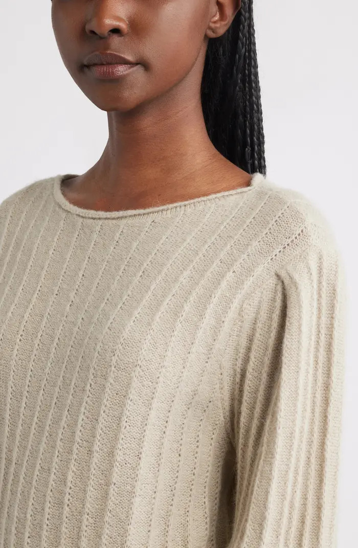 Treasure & Bond Alpaca & Wool Blend Rib Sweater | Nordstrom | Nordstrom