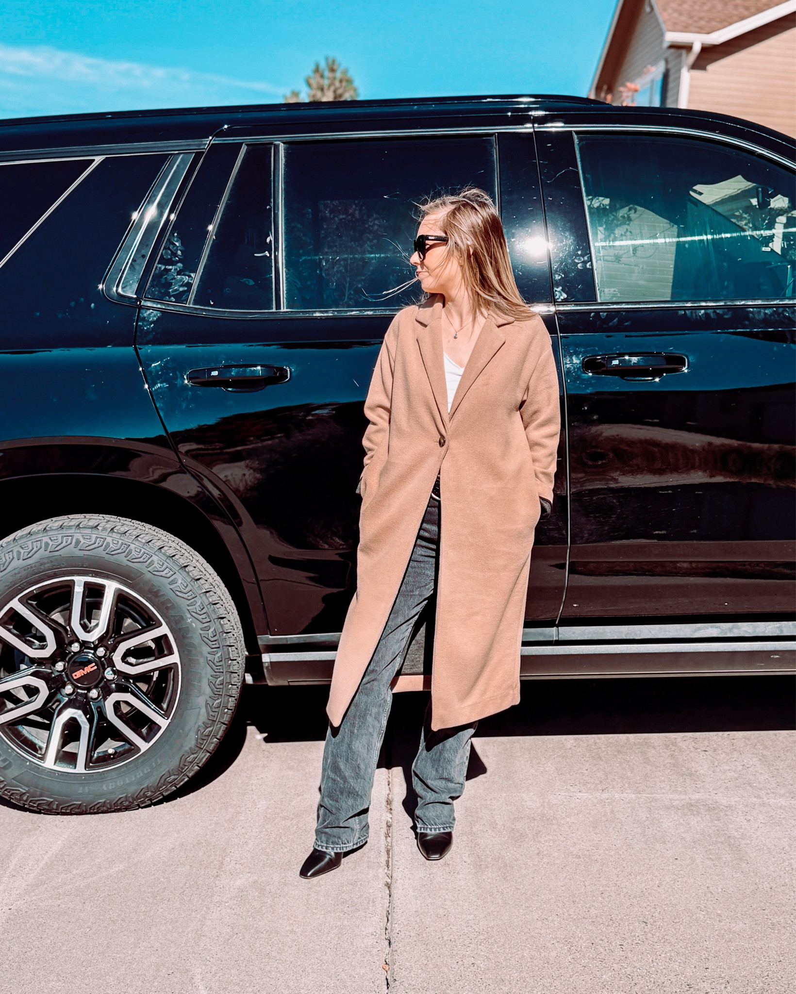 First real cold day in Colorado! These jeans are my go to and fit like a glove! Also, they are only $30! These boots are sold out in black, but I linked the brown they are only $80 normally 200+! I also linked other black styles that are very similar to the ones I’m wearing. 

#LTKStyleTip #LTKSaleAlert #LTKWorkwear