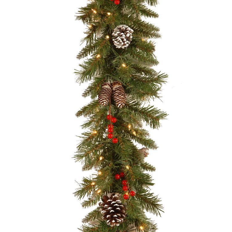 Frosted Berry Christmas Tree, Wreath and Garland Set | Wayfair North America