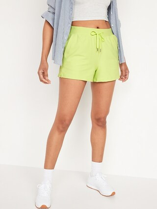 High-Waisted PowerSoft Loose Shorts for Women -- 3-inch inseam | Old Navy (US)