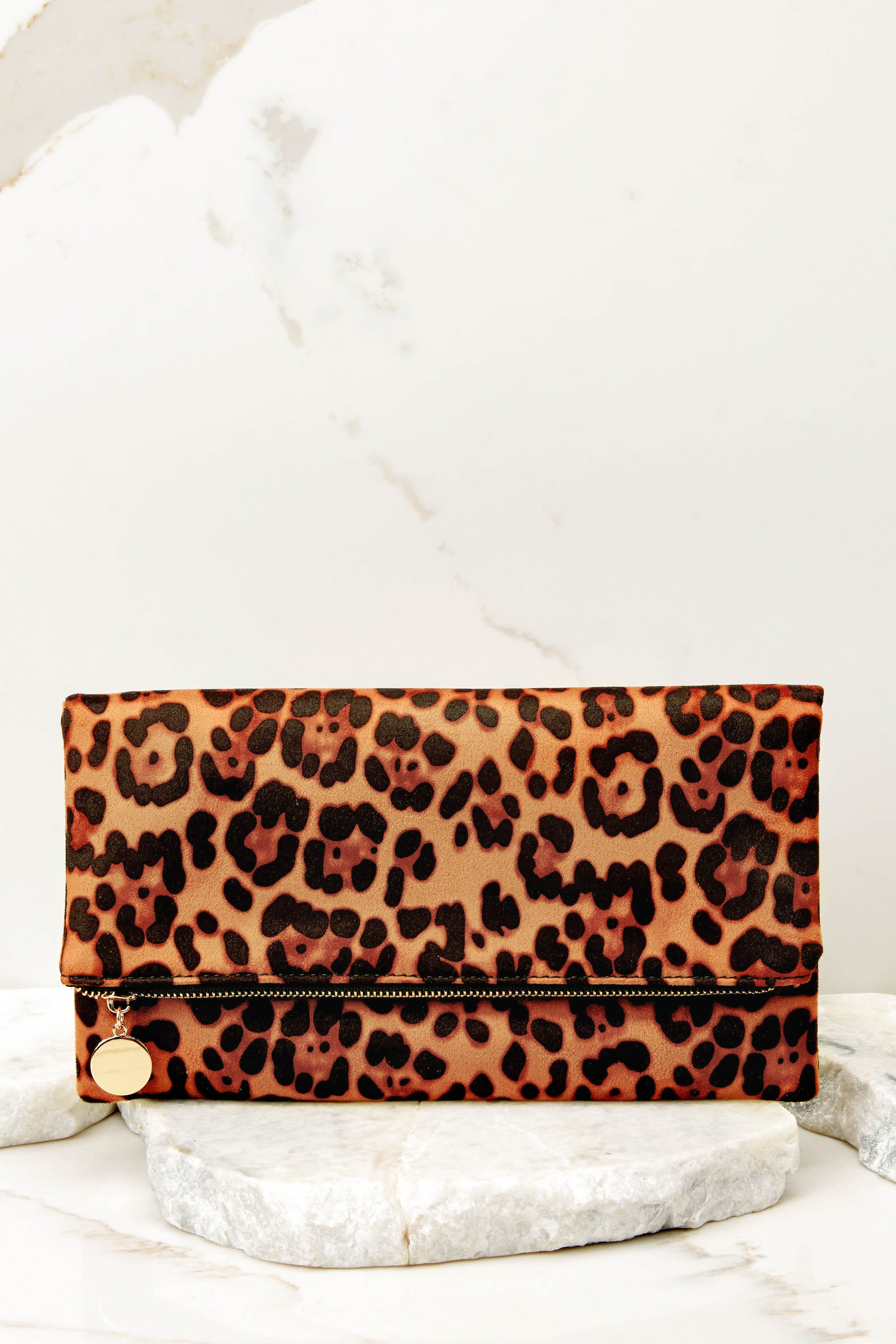 Among The Others Leopard Print Clutch | Red Dress 