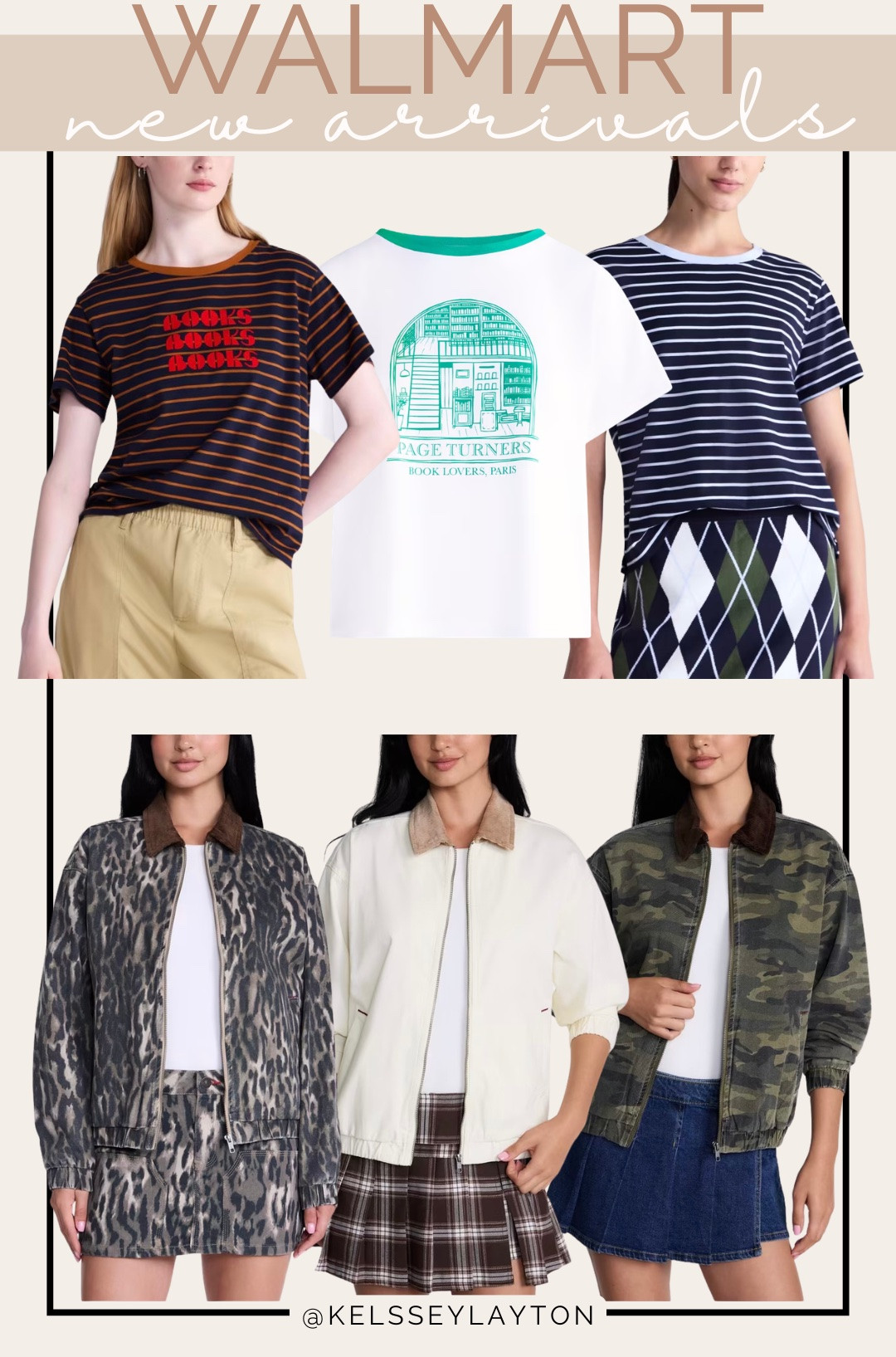 Walmart new arrival graphic tee & jacket for fall

#LTKootd