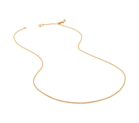 Fine Chain 17"/43cm with adjuster | Monica Vinader (Global)