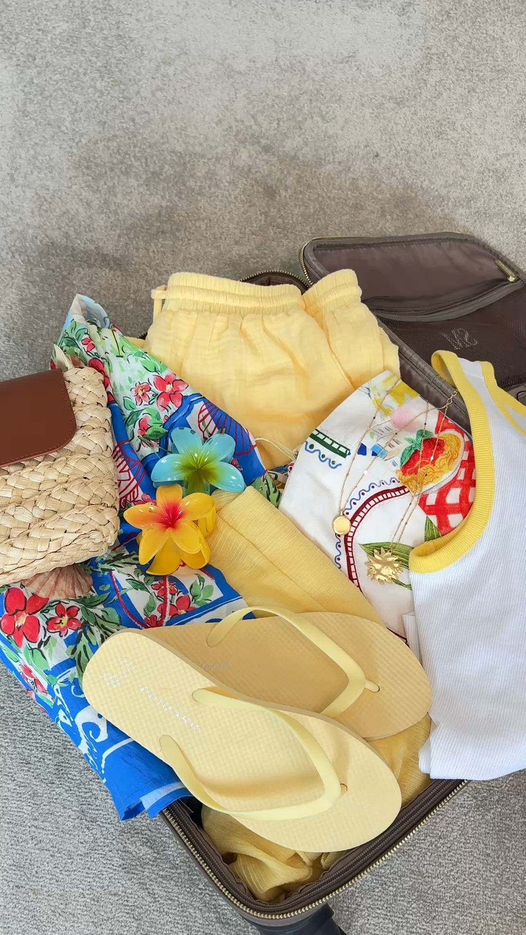Day 5/7 : Sorrento Style 🌺🌿🐠

amalfi coast Italy holiday wear abroad summer style postcard print yellow blue pink dress affordable everyday style casual dressy 