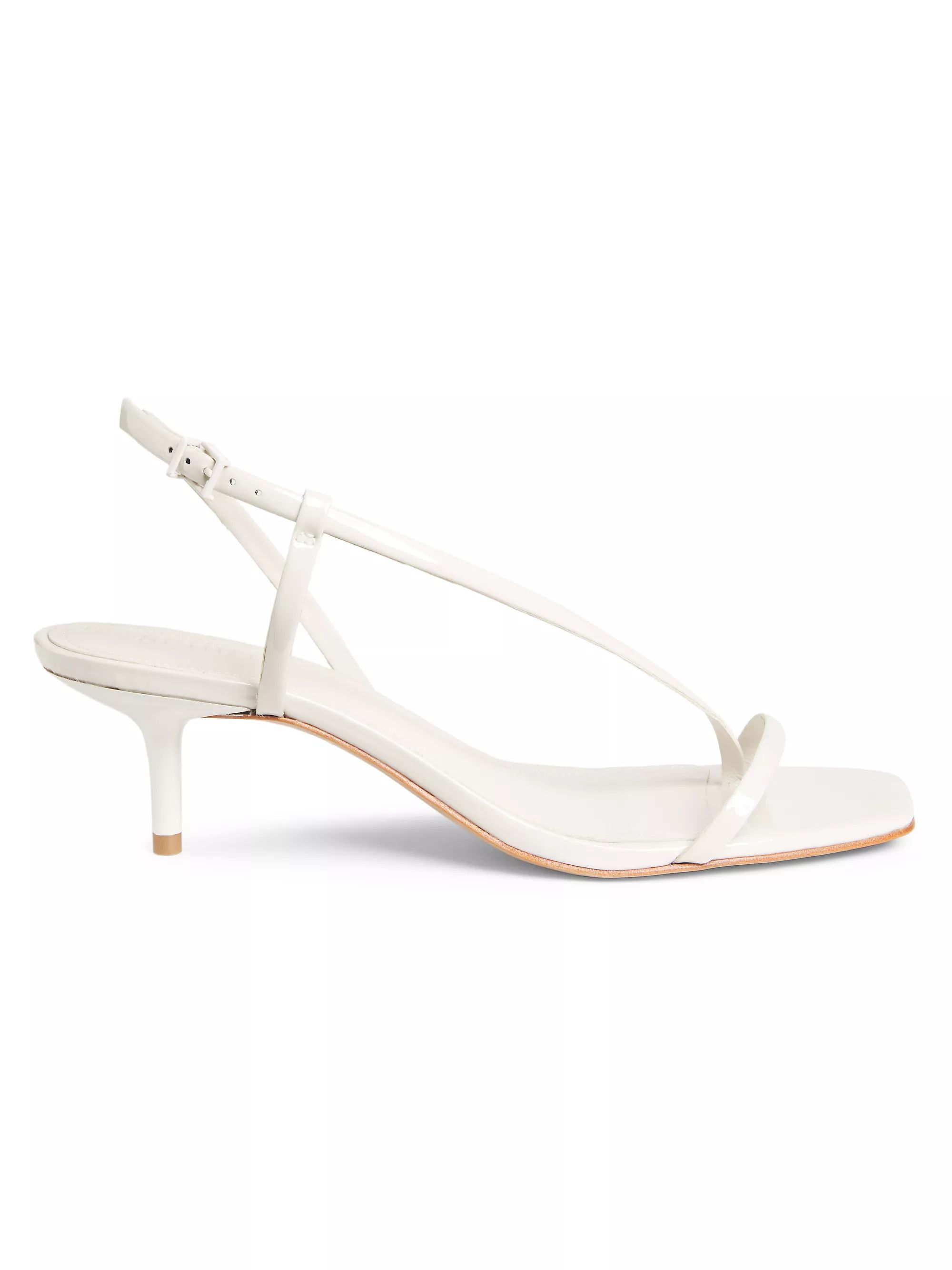 Heloise 63MM Patent Leather Slingback Sandals | Saks Fifth Avenue