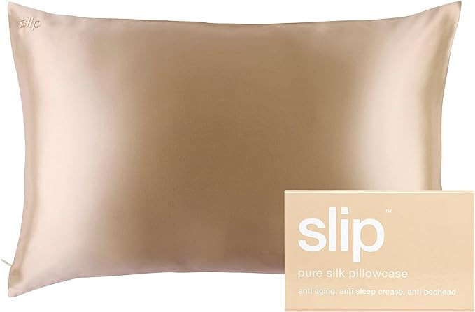 Slip Queen Silk Pillow Cases - 100% Pure 22 Momme Mulberry Silk Pillowcase for Hair and Skin - Qu... | Amazon (US)