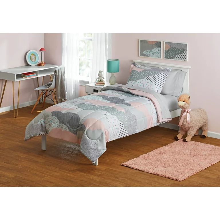 Your Zone Clouds Bed in a Bag Coordinating Bedding Set | Walmart (US)